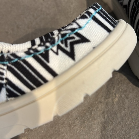 Ariat Stark Southwest FLX Foam sole,cushioning insole,no tie elastic laces,Aztec - Picture 5 of 9